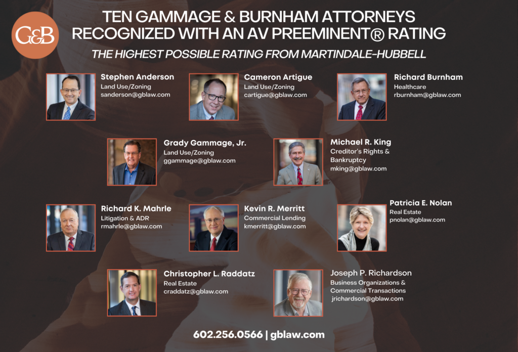 Ten Gammage & Burnham Attorneys Recognized with an AV Preeminent ...